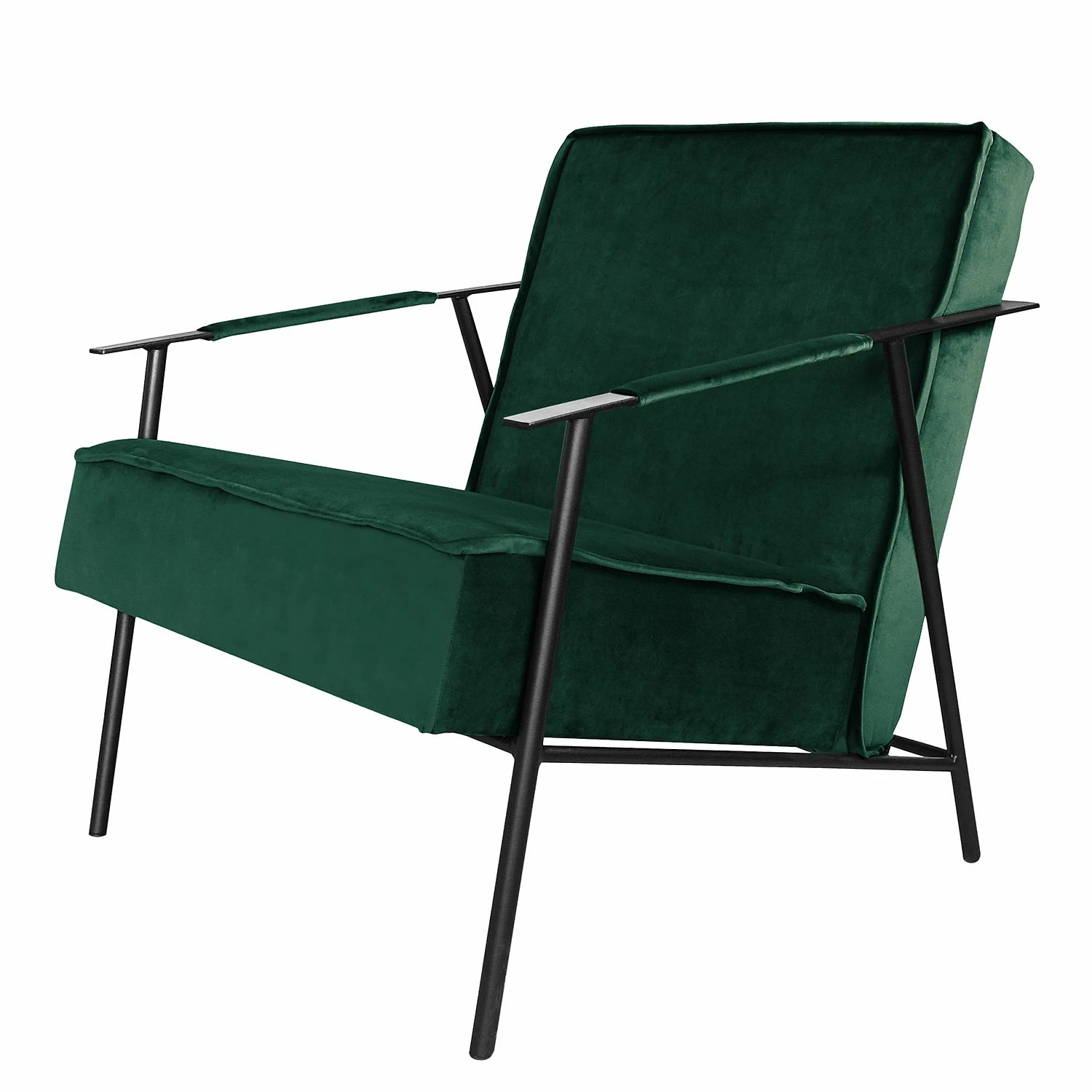 Jack & Alice Fauteuil Canoas II - Velours - Velours Ravi: Vert vieilli 3 Jack & Alice Fauteuil Canoas II - Velours - Velours Ravi: Vert vieilli