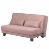 Fredriks Canapé convertible Tenorio - Microfibre - Mauve - Largeur : 156 cm