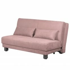 Fredriks Canapé convertible Tenorio - Microfibre - Mauve - Largeur : 156 cm