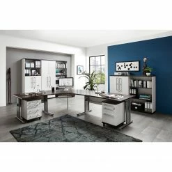 Germania Étagère de bureau Avero II - Imitation mélèze blanc / Imitation chêne Havanna 8 Germania Étagère de bureau Avero II - Imitation mélèze blanc / Imitation chêne Havanna -loftscape Boutique 1000166763 190329 13031800086 MOOD GALLERYIMAGES P000000001000166763 mood