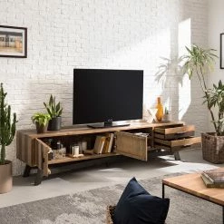 Ars manufacti Meuble TV Tamati III - Pin massif / Fer - Pin / Noir 21 Ars manufacti Meuble TV Tamati III - Pin massif / Fer - Pin / Noir -loftscape Boutique 1000166778 200117 07273700002 MOOD DETAILS P000000001000166778 mood