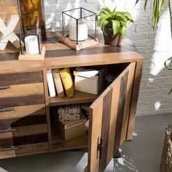 Ars manufacti Buffet Tamati II - Pin massif / Fer - Pin / Noir -loftscape Boutique 1000166787 200117 06085800006 MOOD DETAILS P000000001000166787 mood