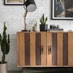 Ars manufacti Buffet Tamati II - Pin massif / Fer - Pin / Noir -loftscape Boutique 1000166787 200117 06085800009 MOOD DETAILS P000000001000166787 mood