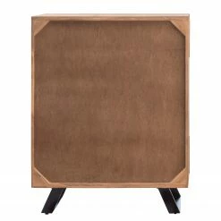 Ars Natura Commode Vardo - Acacia massif / Métal - Acacia / Noir -loftscape Boutique 1000166790 200724 06192800011 DETAILS P000000001000166790