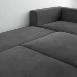 Jack & Alice Canapé d’angle Baitz I - Tissu - Velours Krysia: Anthracite - Méridienne longue à droite (vue de face) 36 Jack & Alice Canapé d’angle Baitz I - Tissu - Velours Krysia: Anthracite - Méridienne longue à droite (vue de face) -loftscape Boutique 1000166860 210420 12223100006 DETAILS P000000001000166860