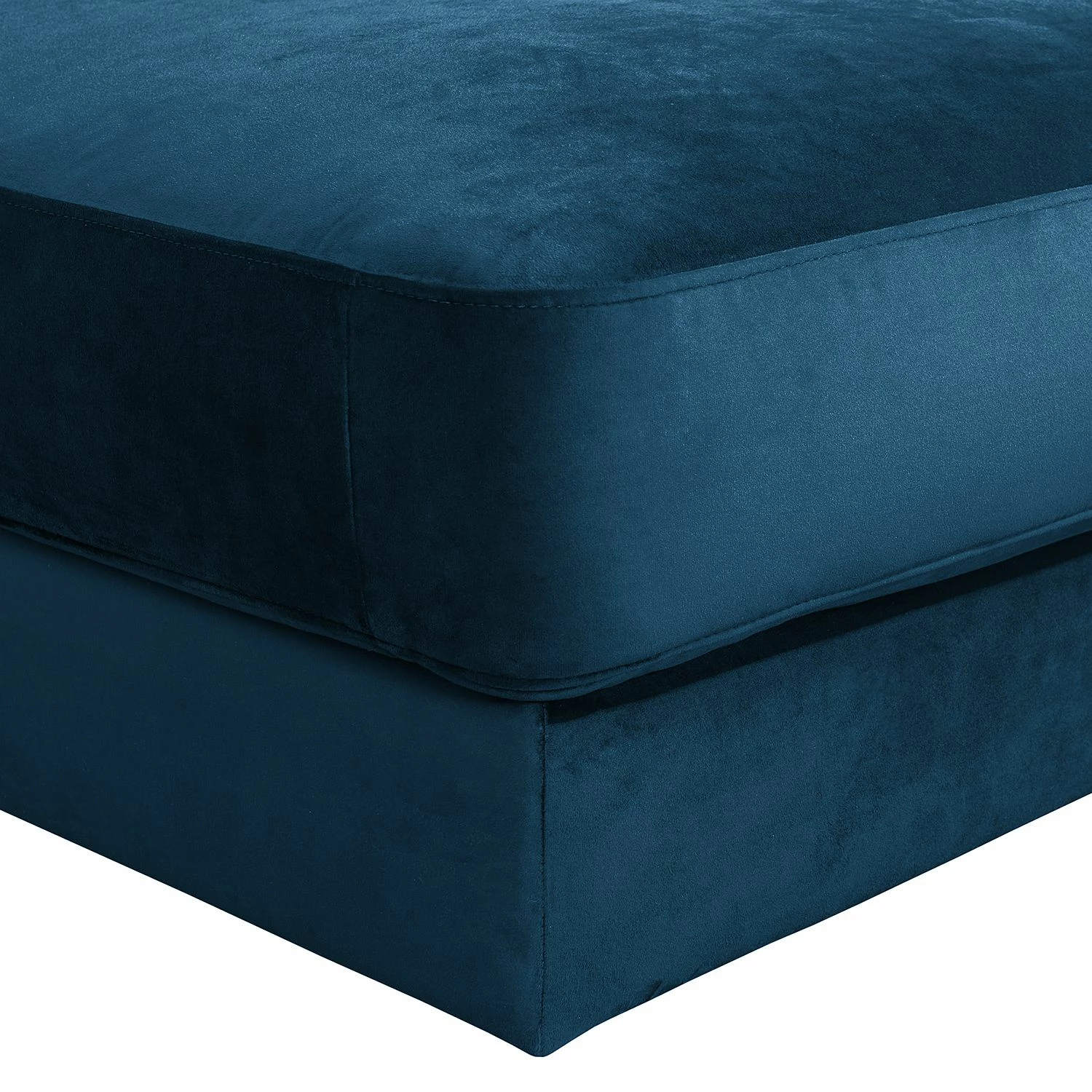 Jack & Alice Canapé d’angle Oakey I - Velours - Bleu foncé - Angle à droite (vu de face) 19 Jack & Alice Canapé d’angle Oakey I - Velours - Bleu foncé - Angle à droite (vu de face) – Image 17