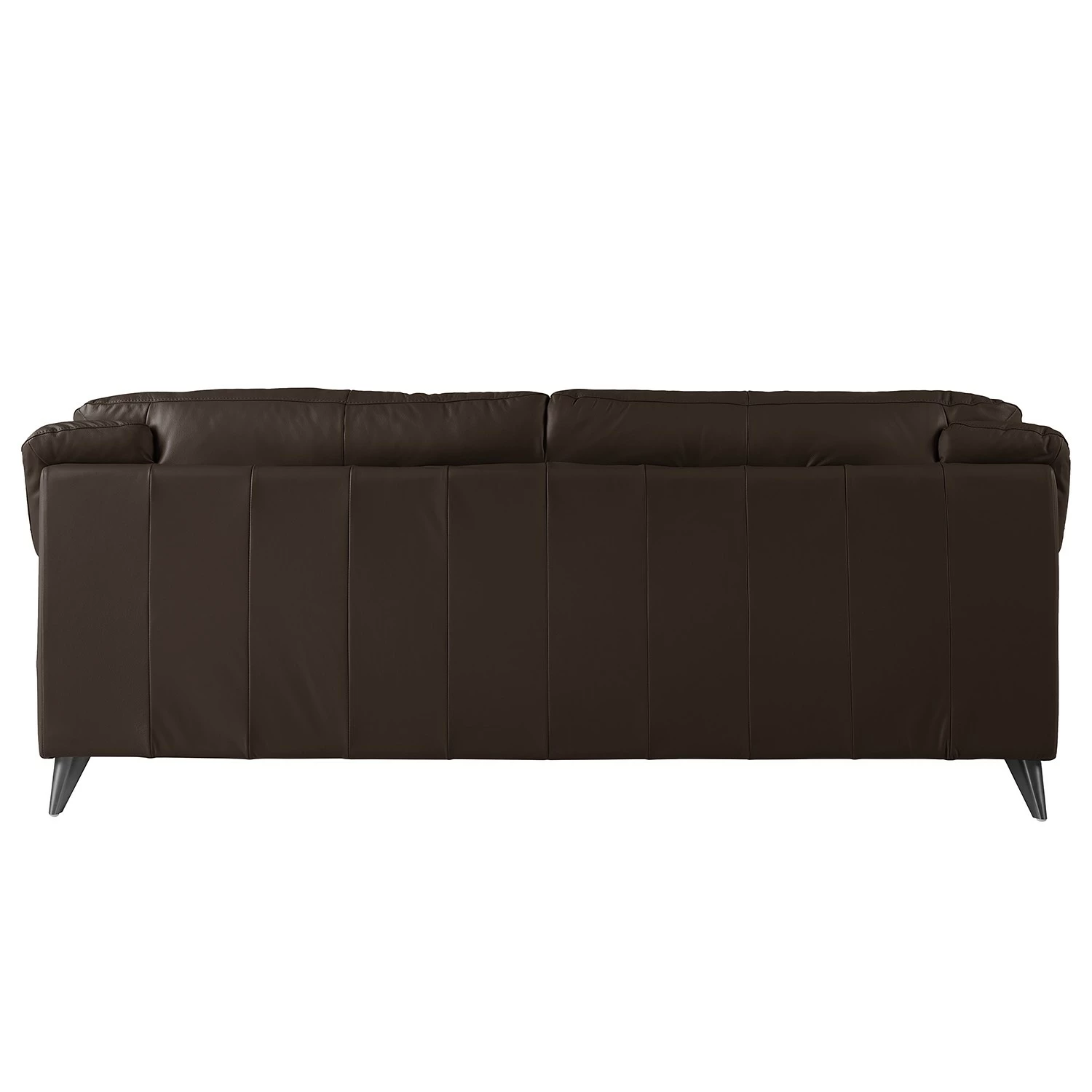 Fredriks Canapé Lutz II (3 places) - Cuir véritable - Marron foncé 8 Fredriks Canapé Lutz II (3 places) - Cuir véritable - Marron foncé – Image 6