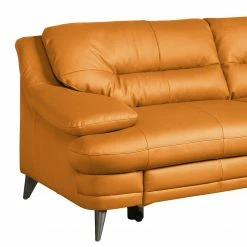 Fredriks Canapé d’angle Lutz II - Cuir véritable - Marron doré - Méridienne longue à droite (vue de face) -loftscape Boutique 1000167408 190402 16530000094 GALLERYIMAGES P000000001000167408