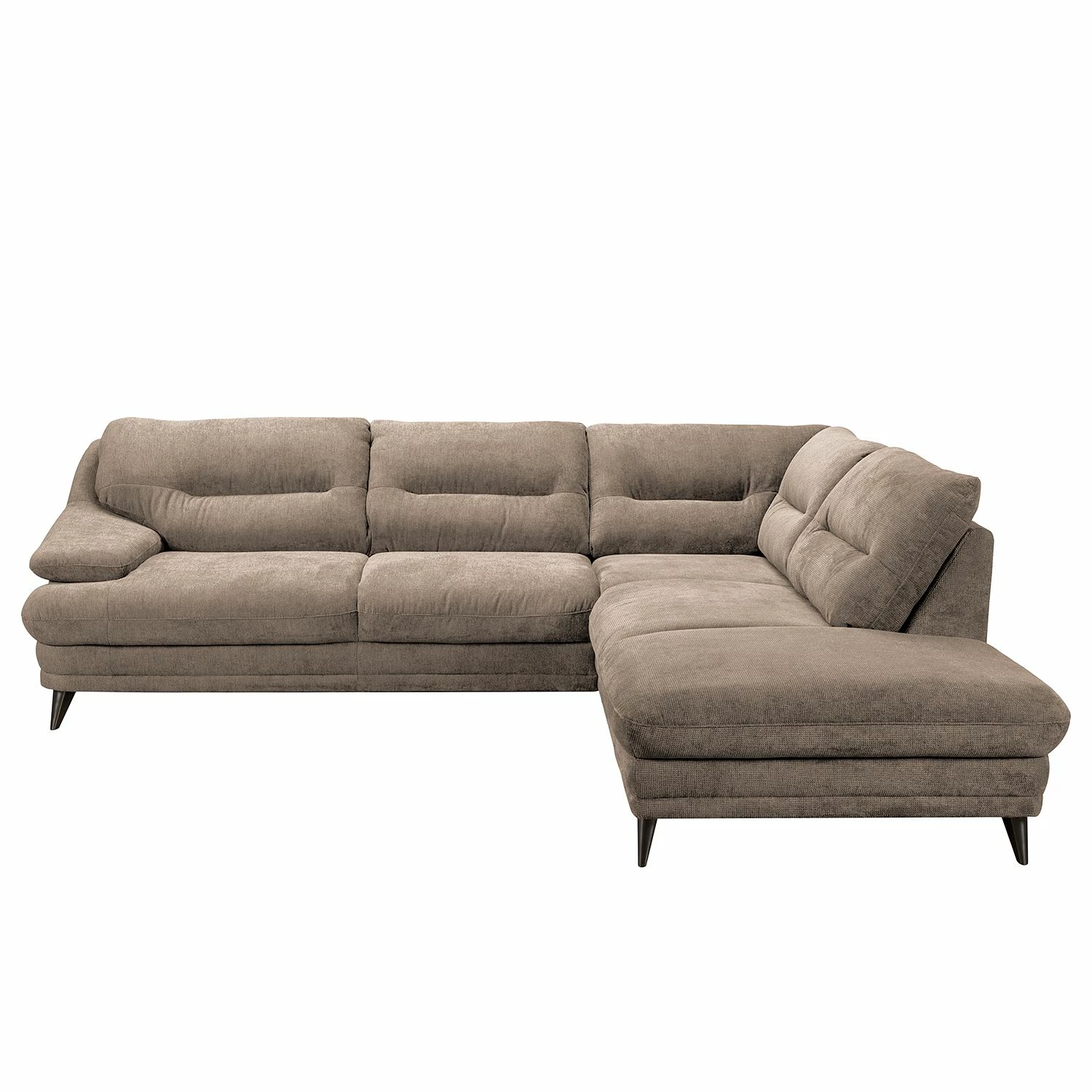 Fredriks Canapé d’angle Lutz I - Microfibre - Taupe - Méridienne longue à gauche (vue de face) 5 Fredriks Canapé d’angle Lutz I - Microfibre - Taupe - Méridienne longue à gauche (vue de face) – Image 3