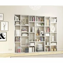 Loftscape Bibliothèque Emporior IV - Blanc crème - Largeur : 260 cm -loftscape Boutique 1000167456 190403 12114800014 MOOD GALLERYIMAGES P000000001000167456 mood