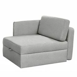 Fredriks Méridienne Nordby - Tissu - Gris clair