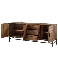 Ars manufacti Buffet Grasby II - Pin recyclé / Métal - Pin foncé / Noir -loftscape Boutique 1000168548 191126 17373400007 DETAILS P000000001000168548