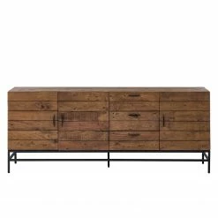 Ars manufacti Buffet Grasby II - Pin recyclé / Métal - Pin foncé / Noir -loftscape Boutique 1000168548 191126 17373400008 DETAILS P000000001000168548