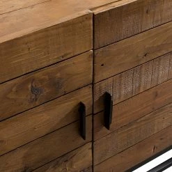 Ars manufacti Buffet Grasby II - Pin recyclé / Métal - Pin foncé / Noir -loftscape Boutique 1000168548 191126 17373500022 DETAILS P000000001000168548