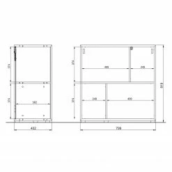 Germania Étagère murale Coruna - imitation chêne Grandson -loftscape Boutique 1000168918 190403 11352800005 GALLERYIMAGES P000000001000168918