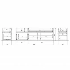 Germania Meuble TV Coruna - Imitation chêne Grandson -loftscape Boutique 1000168920 190403 11353200023 GALLERYIMAGES P000000001000168920
