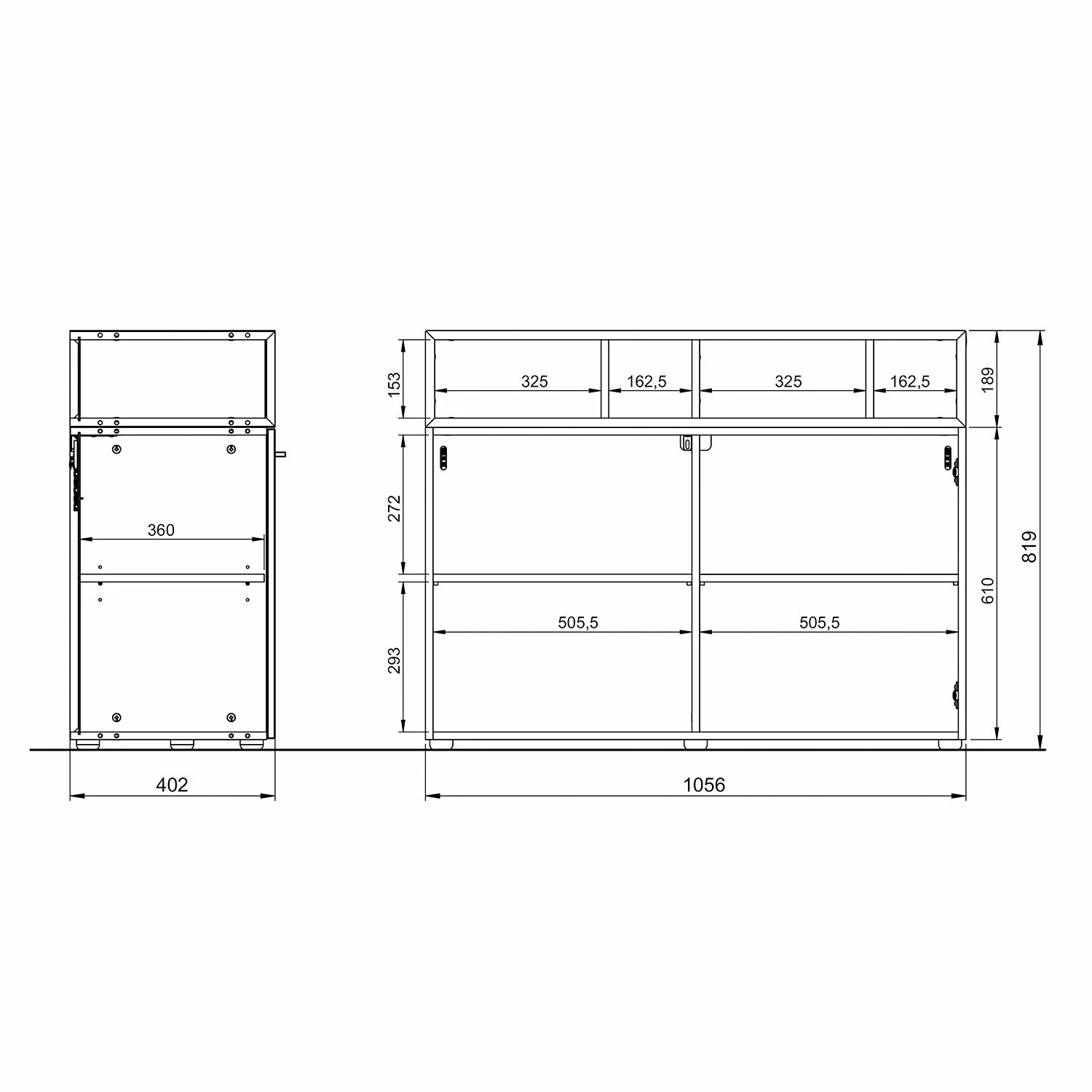 Germania Buffet Coruna I - Imitation chêne Grandson 10 Germania Buffet Coruna I - Imitation chêne Grandson – Image 8