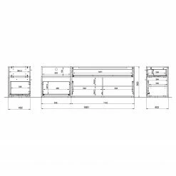 Germania Ensemble meubles TV Coruna IV (3 élém.) - Imitation chêne Grandson 21 Germania Ensemble meubles TV Coruna IV (3 élém.) - Imitation chêne Grandson -loftscape Boutique 1000168945 190403 11353900102 GALLERYIMAGES P000000001000168945