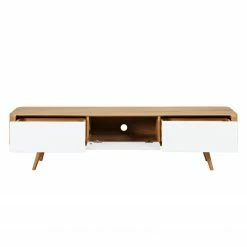 Studio Copenhagen Meuble TV Loca V - Partiellement en chêne sauvage massif - Chêne sauvage - Largeur : 180 cm - Profondeur : 55 cm -loftscape Boutique 1000168995 190404 14113500006 GALLERYIMAGES P000000001000168995