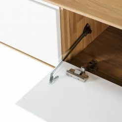 Studio Copenhagen Meuble TV Loca V - Partiellement en chêne sauvage massif - Chêne sauvage - Largeur : 225 cm - Profondeur : 42 cm -loftscape Boutique 1000169017 190404 14113800036 GALLERYIMAGES P000000001000169017