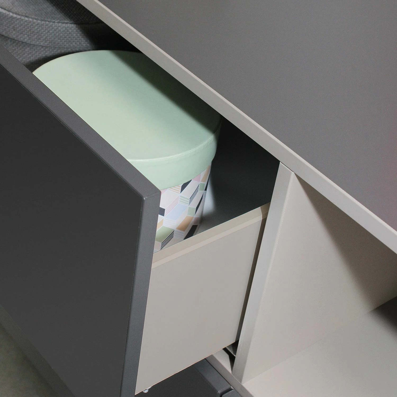 Germania Meuble TV Mamiko II - Graphite - Largeur : 166 cm 9 Germania Meuble TV Mamiko II - Graphite - Largeur : 166 cm – Image 7