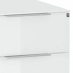 Maja Möbel Meuble TV Shino IV - Verre blanc / Blanc -loftscape Boutique 1000170614 190418 12393500087 GALLERYIMAGES P000000001000170614