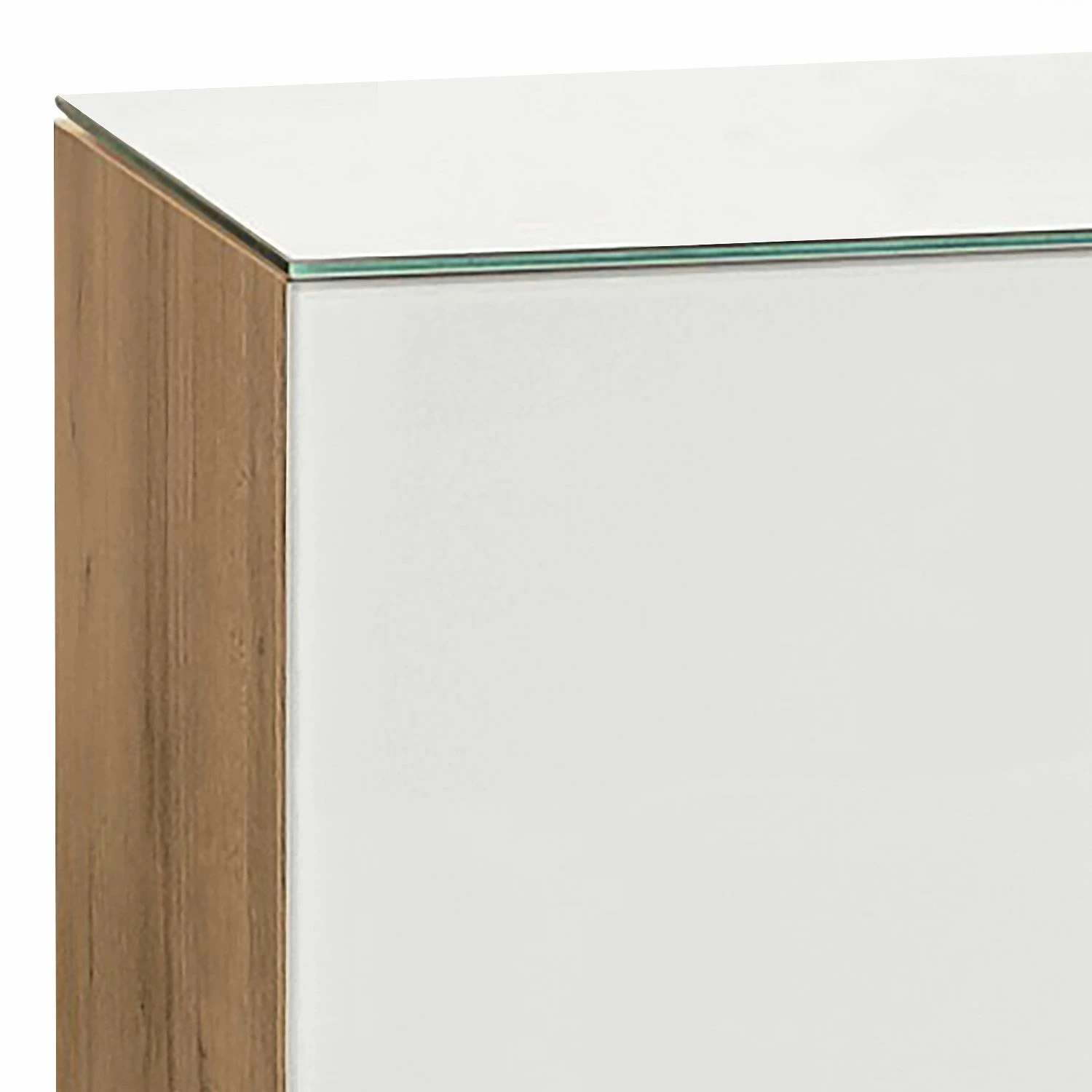 Maja Möbel Meuble TV Shino II - Verre blanc / Imitation chêne de Riviera 4 Maja Möbel Meuble TV Shino II - Verre blanc / Imitation chêne de Riviera – Image 2