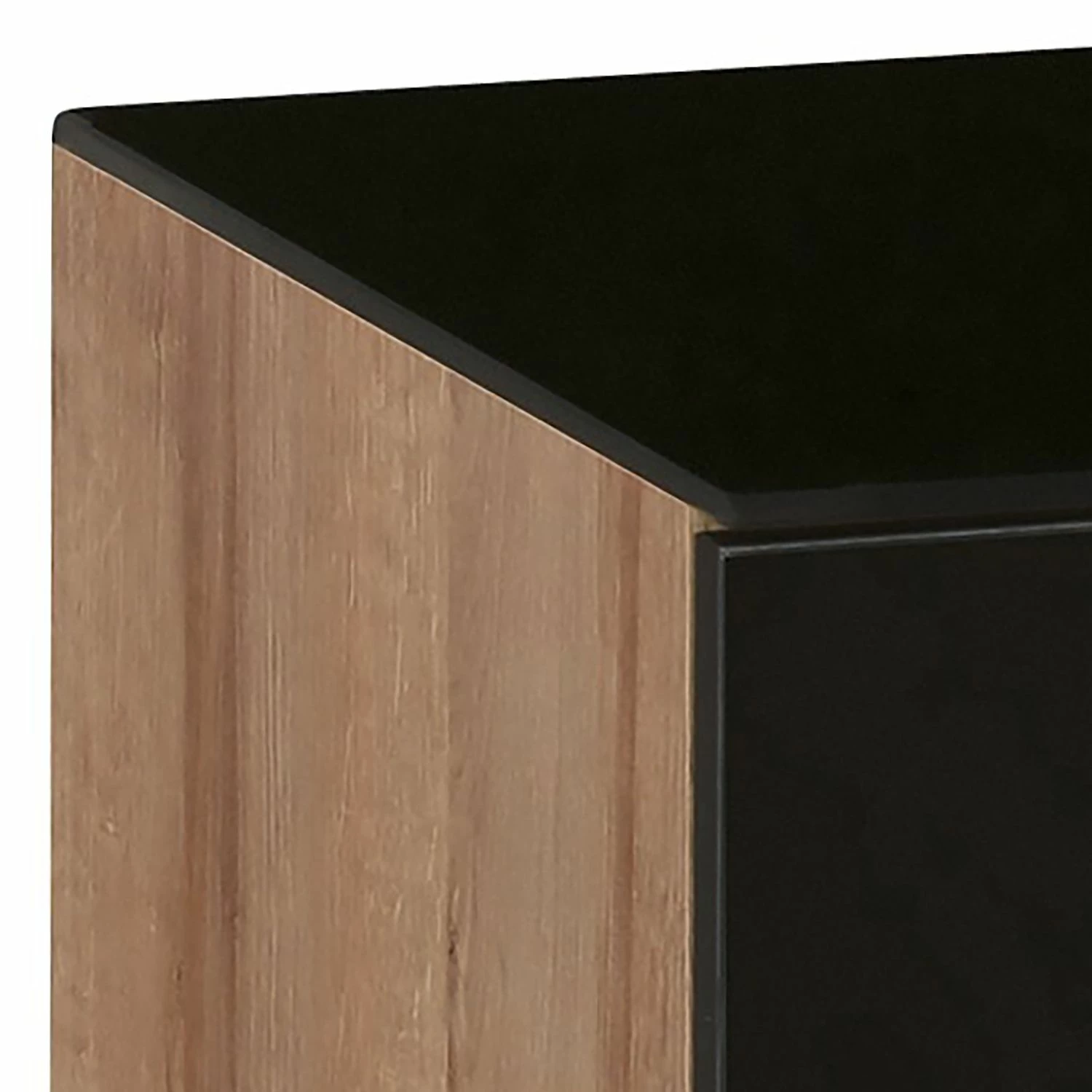 Maja Möbel Meuble TV Shino IV - Verre noir / Imitation chêne de Riviera 6 Maja Möbel Meuble TV Shino IV - Verre noir / Imitation chêne de Riviera – Image 4