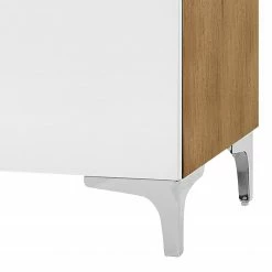 Maja Möbel Meuble TV Shino III - Verre blanc / Imitation chêne de Riviera -loftscape Boutique 1000170628 190418 12393900141 GALLERYIMAGES P000000001000170628