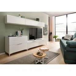 Maja Möbel Commode Shino I - Verre blanc / Blanc - Hauteur : 77 cm -loftscape Boutique 1000170634 190418 12394000158 MOOD GALLERYIMAGES P000000001000170634 mood