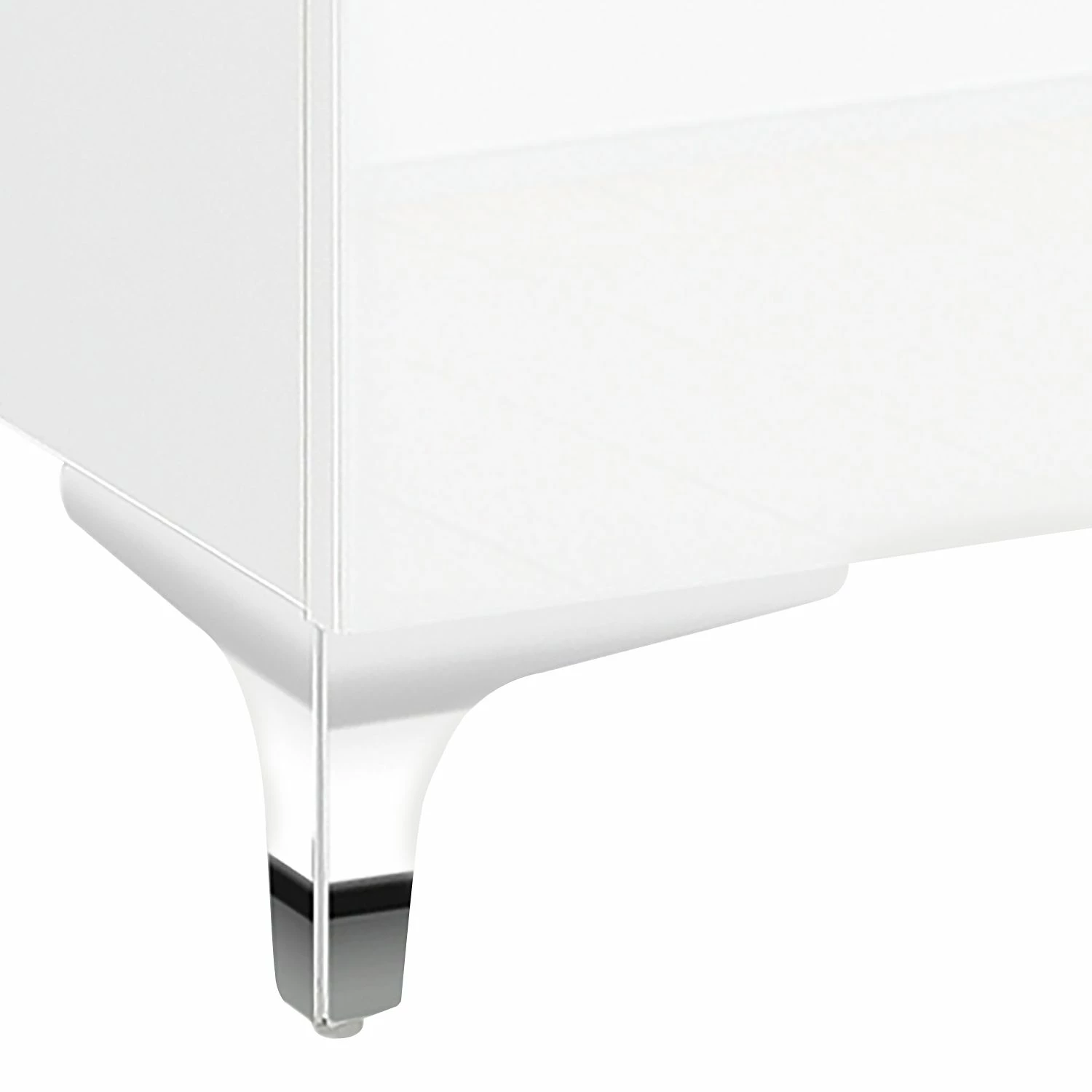 Maja Möbel Vitrine Shino - Verre blanc / Blanc 6 Maja Möbel Vitrine Shino - Verre blanc / Blanc – Image 4