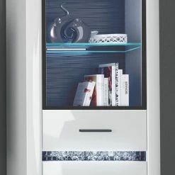 Loftscape Vitrine Charnocks I - Blanc brillant / Noir -loftscape Boutique 1000171301 190424 07575300003 GALLERYIMAGES P000000001000171301