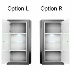 Loftscape Vitrine murale Curlewis - Blanc brillant / Anthracite 13 Loftscape Vitrine murale Curlewis - Blanc brillant / Anthracite -loftscape Boutique 1000171309 190424 07575300007 GALLERYIMAGES P000000001000171309