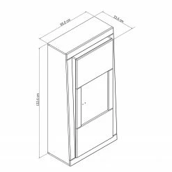 Loftscape Vitrine murale Curlewis - Blanc brillant / Anthracite 15 Loftscape Vitrine murale Curlewis - Blanc brillant / Anthracite -loftscape Boutique 1000171309 190424 07575400009 GALLERYIMAGES P000000001000171309