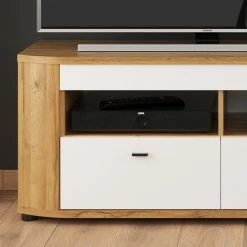 Loftscape Ensemble meubles TV Machado (4 éléments) - Blanc brillant / Imitation chêne Grandson 18 Loftscape Ensemble meubles TV Machado (4 éléments) - Blanc brillant / Imitation chêne Grandson -loftscape Boutique 1000171330 190424 07575800079 GALLERYIMAGES P000000001000171330