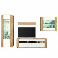 Loftscape Ensemble meubles TV Machado (4 éléments) - Blanc brillant / Imitation chêne Grandson 21 Loftscape Ensemble meubles TV Machado (4 éléments) - Blanc brillant / Imitation chêne Grandson -loftscape Boutique 1000171330 190502 10102100002 GALLERYIMAGES P000000001000171330