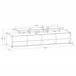 Loftscape Ensemble meubles TV Mury (4 éléments) - Blanc brillant / Anthracite 24 Loftscape Ensemble meubles TV Mury (4 éléments) - Blanc brillant / Anthracite -loftscape Boutique 1000171335 190424 07575900122 GALLERYIMAGES P000000001000171335