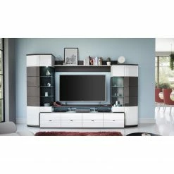 Loftscape Ensemble meubles TV Intento (4 éléments) - Blanc brillant / anthracite 19 Loftscape Ensemble meubles TV Intento (4 éléments) - Blanc brillant / anthracite -loftscape Boutique 1000171358 190424 07580500302 MOOD GALLERYIMAGES P000000001000171358 mood