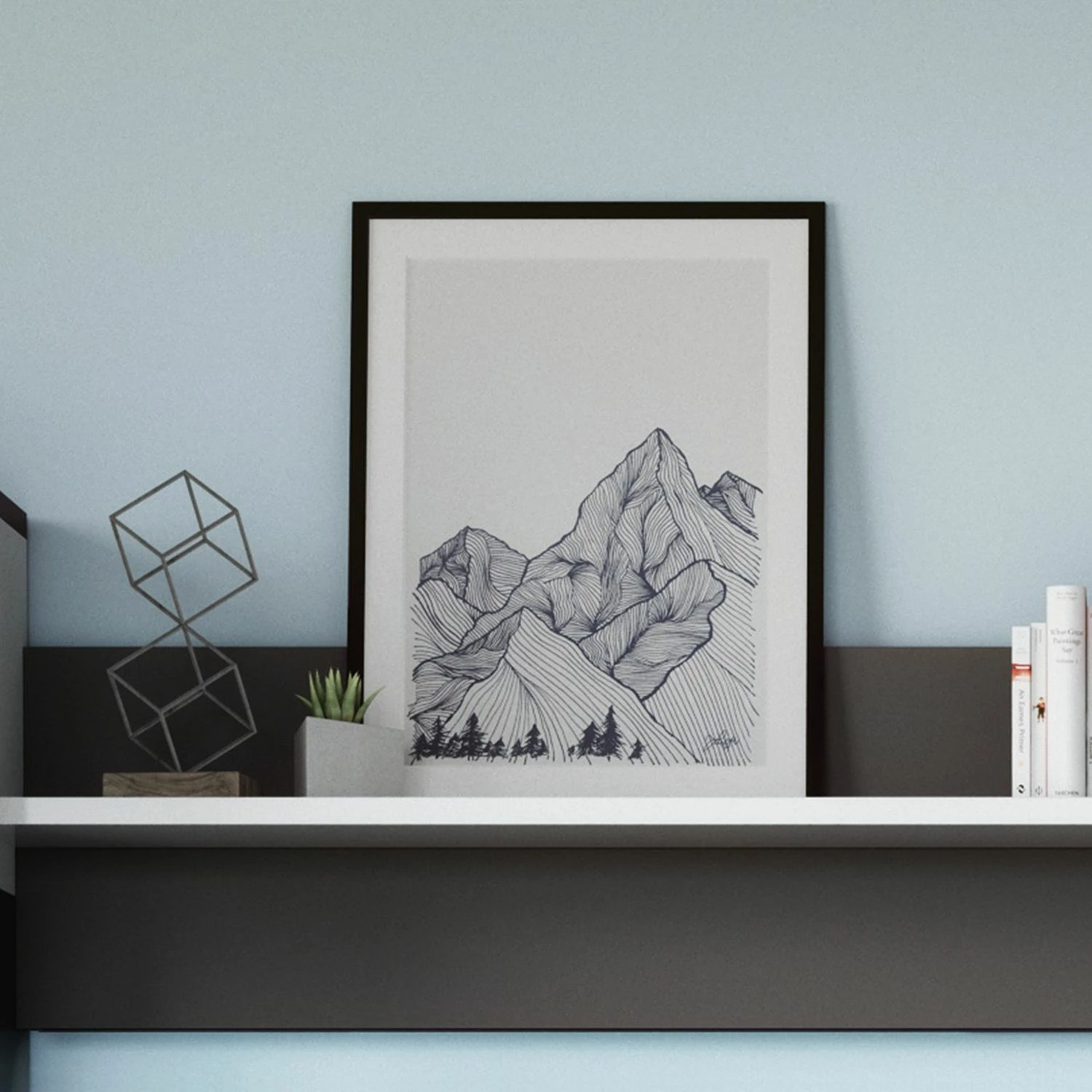 Loftscape Ensemble meubles TV Intento (4 éléments) - Blanc brillant / anthracite 9 Loftscape Ensemble meubles TV Intento (4 éléments) - Blanc brillant / anthracite – Image 7