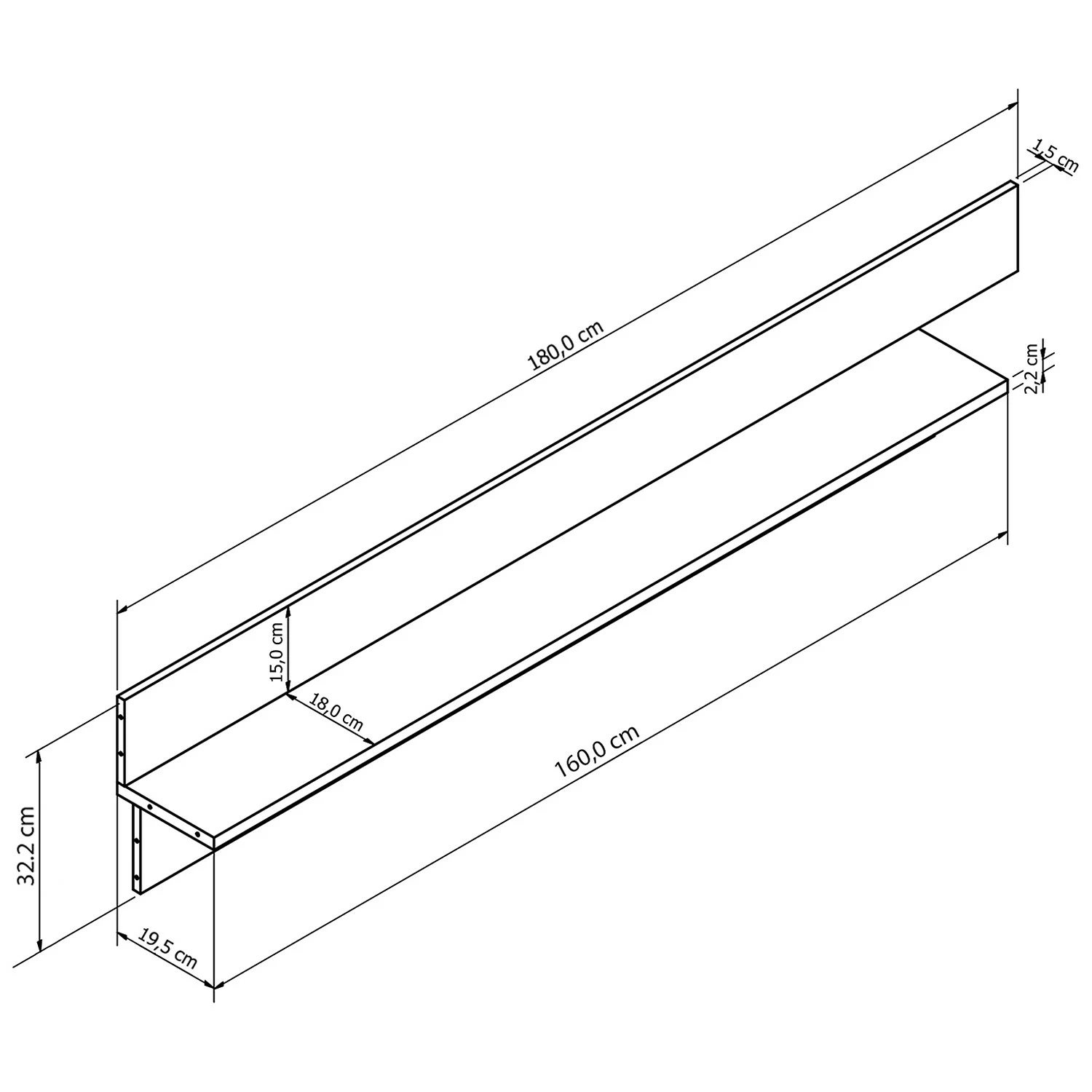 Loftscape Ensemble meubles TV Intento (4 éléments) - Blanc brillant / anthracite 15 Loftscape Ensemble meubles TV Intento (4 éléments) - Blanc brillant / anthracite – Image 13