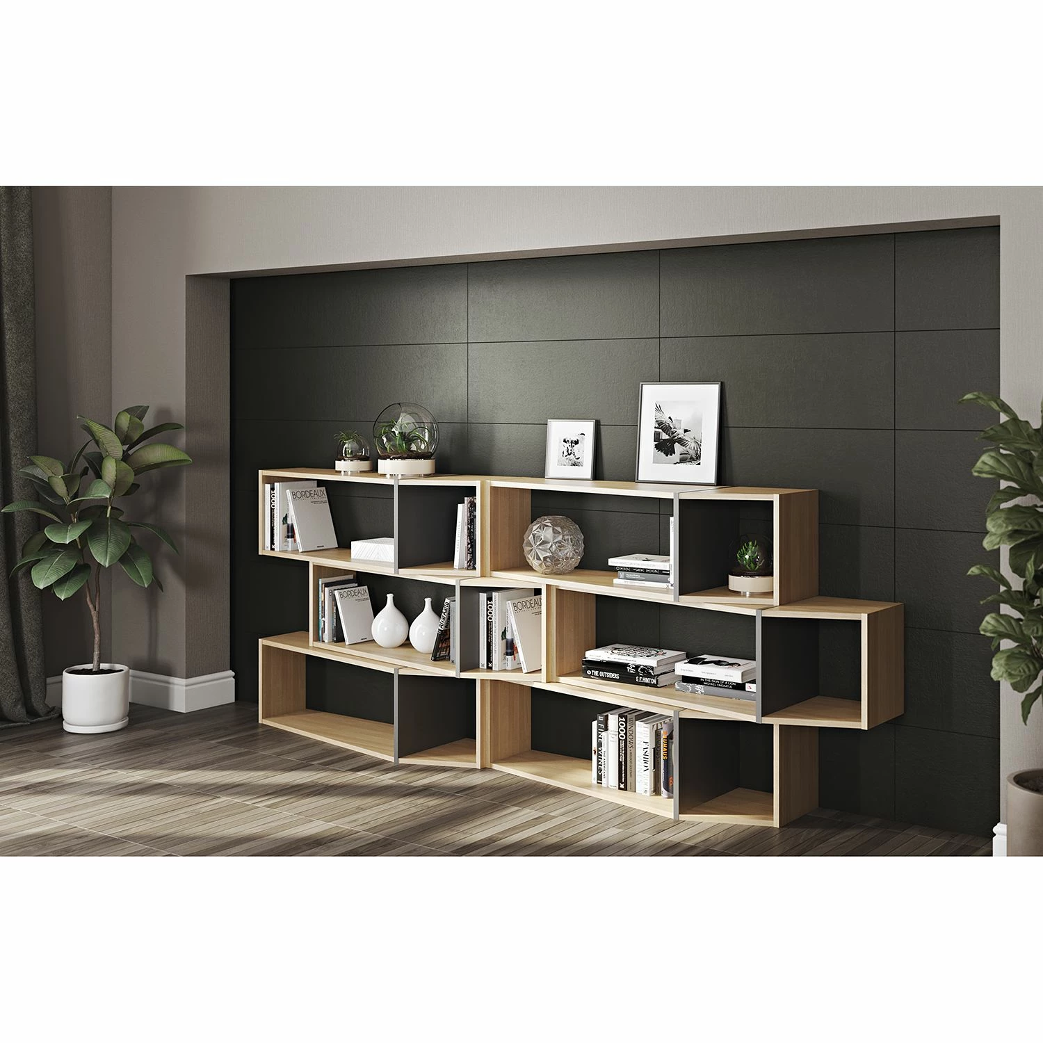 Temahome Étagère One - Chêne / Noir 4 Temahome Étagère One - Chêne / Noir – Image 2