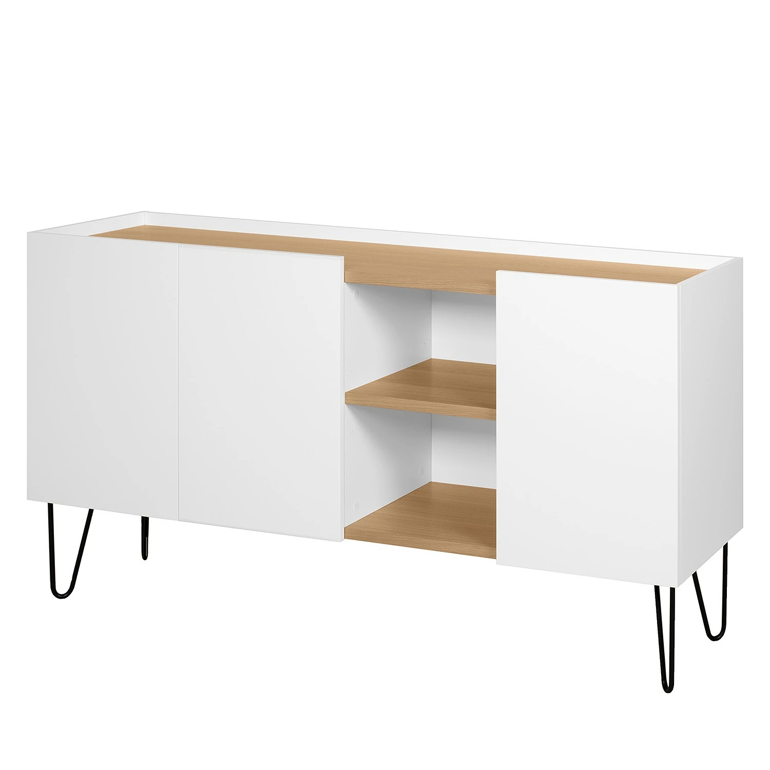 Temahome Buffet Nina - Chêne / Blanc 3 Temahome Buffet Nina - Chêne / Blanc