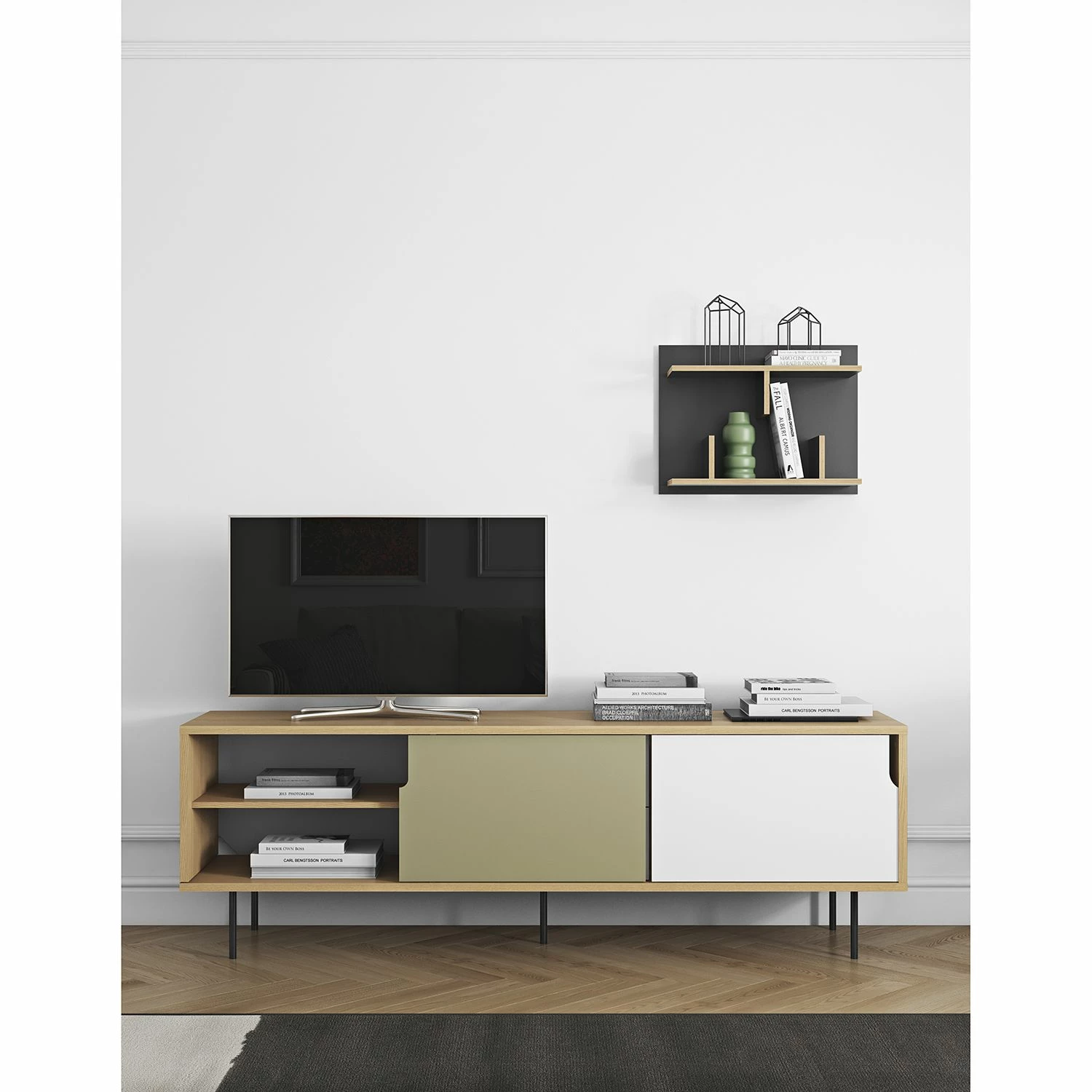 Temahome Buffet Noa IV - Blanc gris 6 Temahome Buffet Noa IV - Blanc gris – Image 4