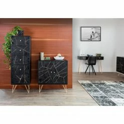 Jack & Alice Commode Towa II - Acacia massif / Métal - Noir / Or 11 Jack & Alice Commode Towa II - Acacia massif / Métal - Noir / Or -loftscape Boutique 1000172961 211019 131829000028 MOOD DETAILS P000000001000172961 mood