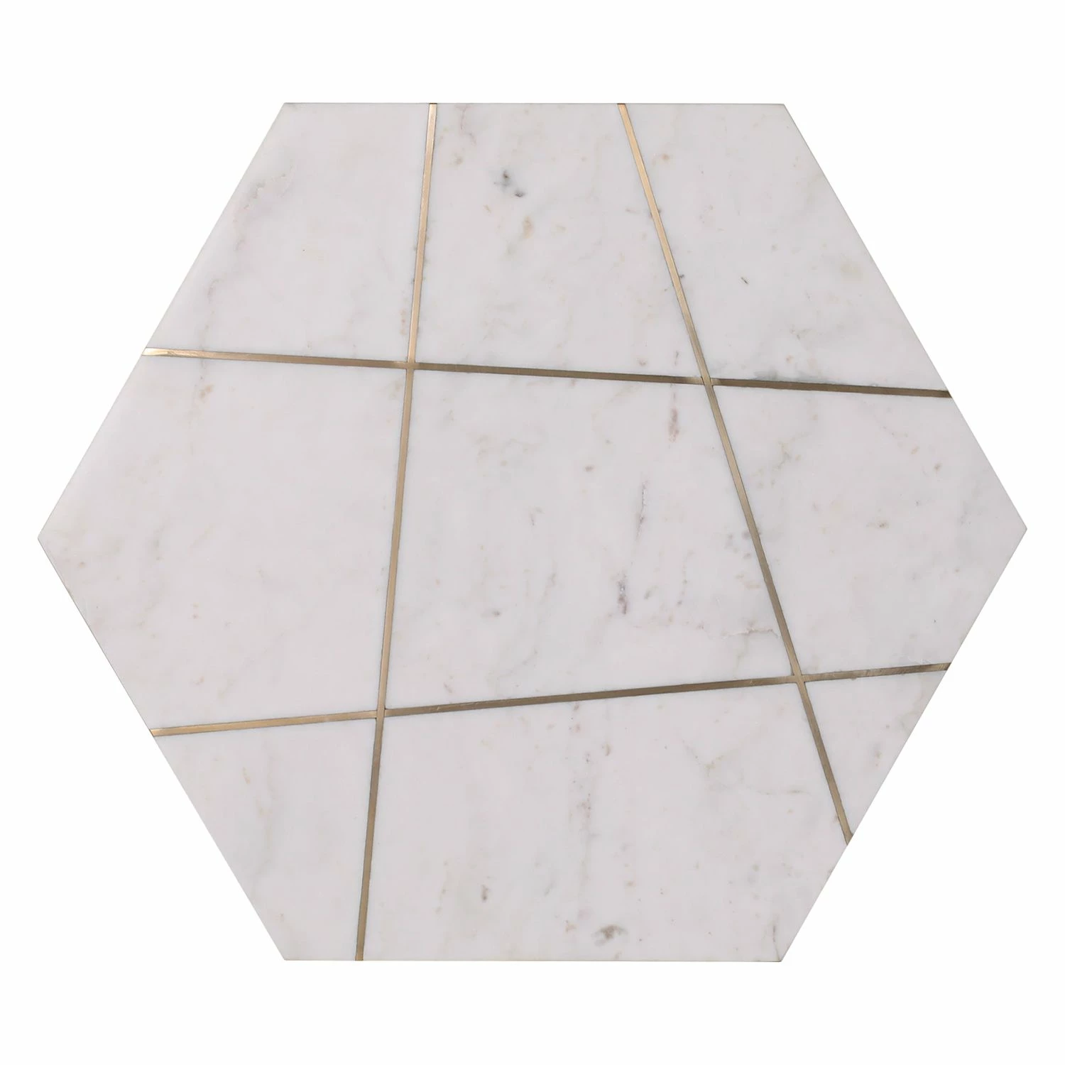 Jack & Alice Bout de canapé Suso - Marbre / Métal - Marbre blanc / Noir 7 Jack & Alice Bout de canapé Suso - Marbre / Métal - Marbre blanc / Noir – Image 5