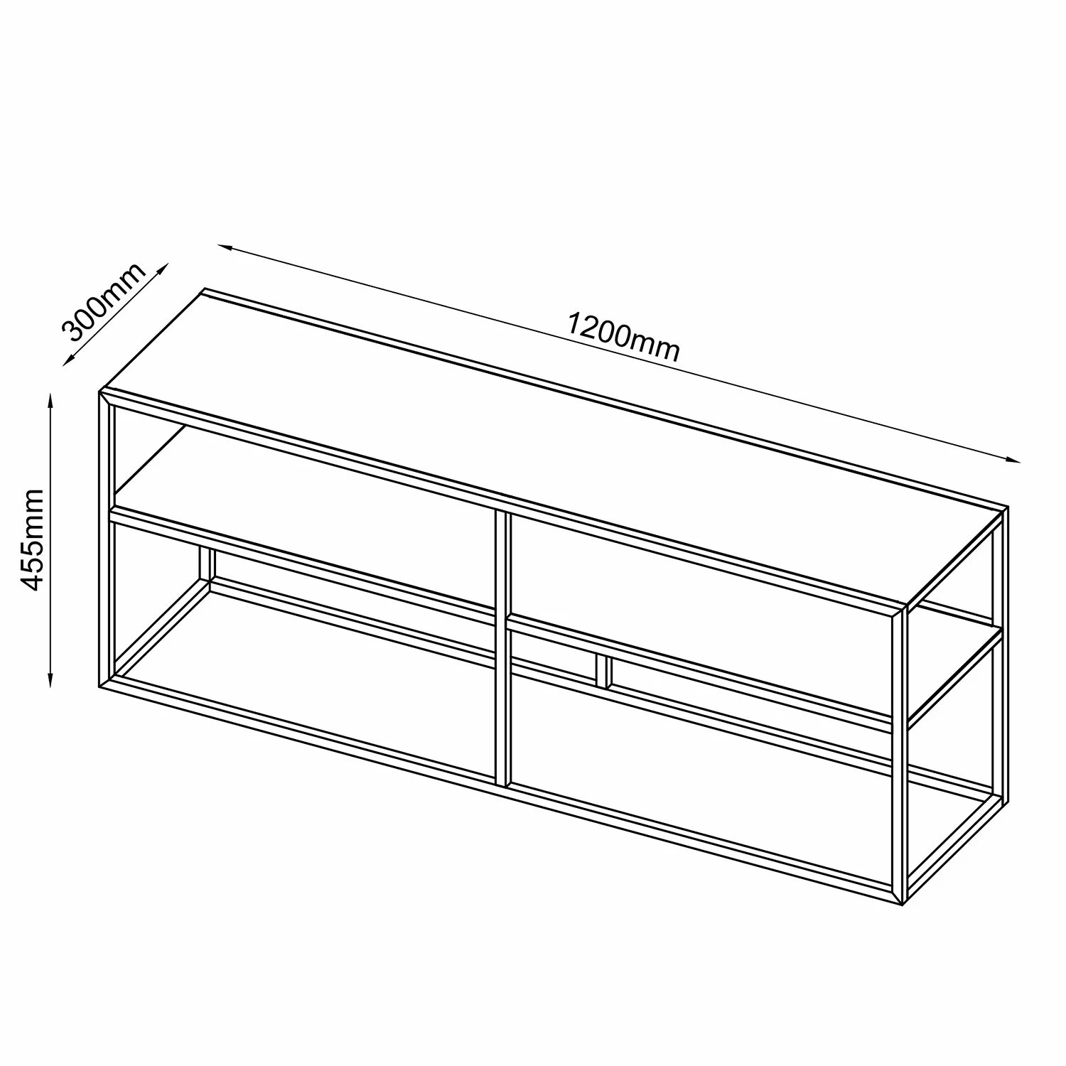 Norrwood Meuble TV Cascavel - Noir 8 Norrwood Meuble TV Cascavel - Noir – Image 6