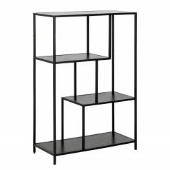 Red Living Étagère Coogee VII - Imitation chêne marron-noir