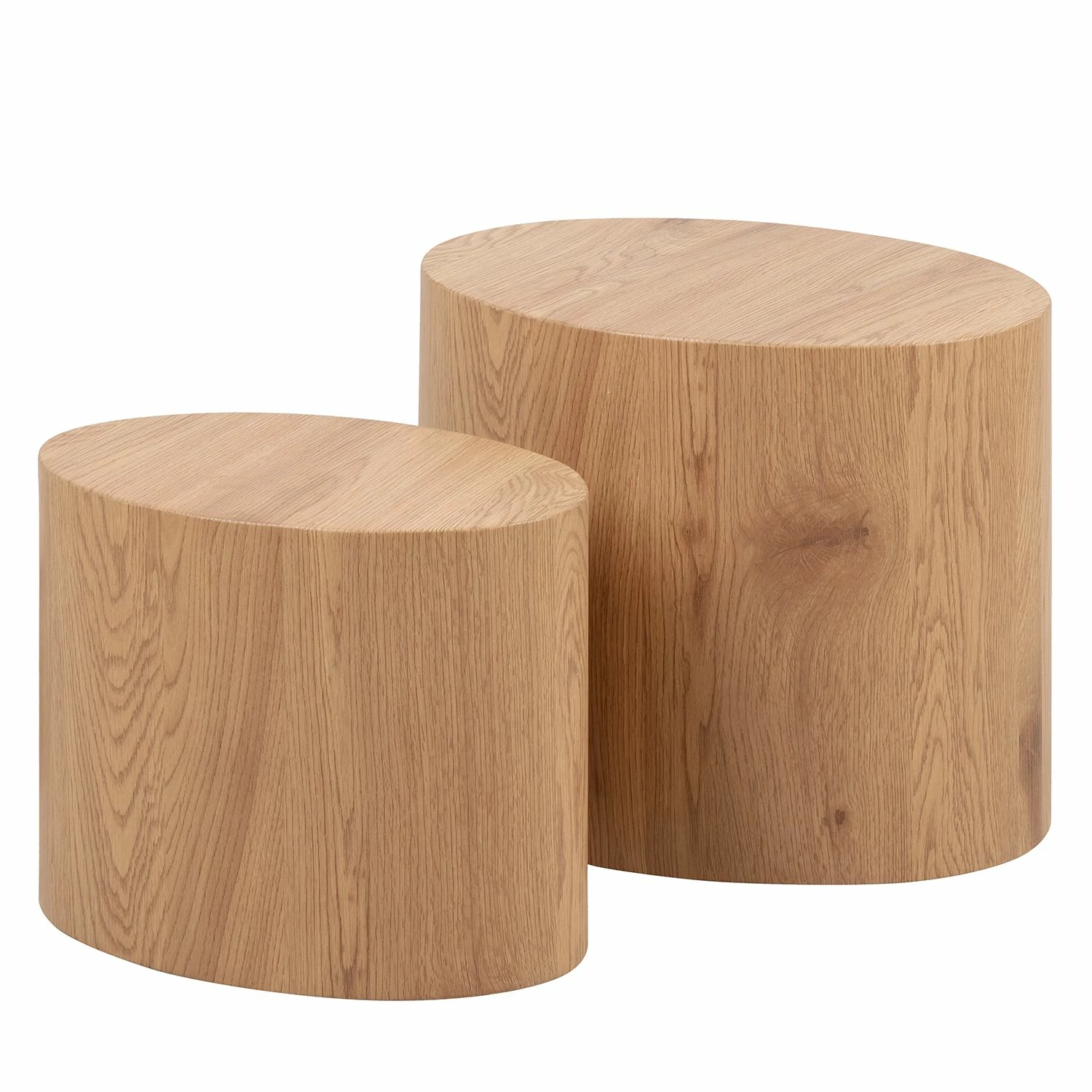 Mørteens Tables basses Hoya (2 éléments) - Imitation chêne sauvage 2 Mørteens Tables basses Hoya (2 éléments) - Imitation chêne sauvage