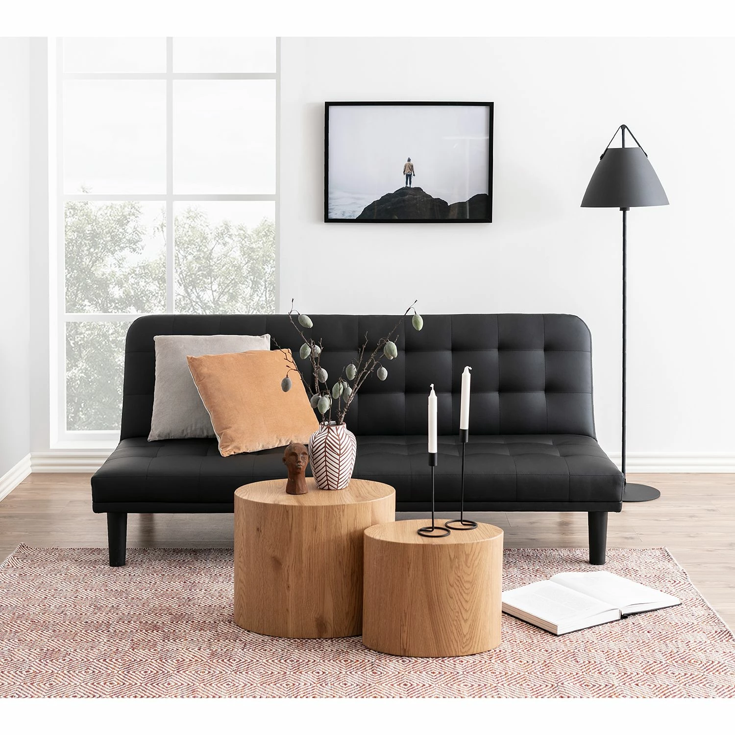 Mørteens Tables basses Hoya (2 éléments) - Imitation chêne sauvage 3 Mørteens Tables basses Hoya (2 éléments) - Imitation chêne sauvage – Image 2