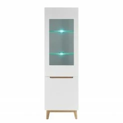 Mørteens Vitrine Tenabo - Blanc mat / Chêne à nœuds -loftscape Boutique 1000174303 191004 12413000002 DETAILS P000000001000174303